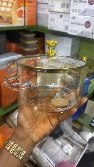 High Borosilicate Cooking Glass Pot