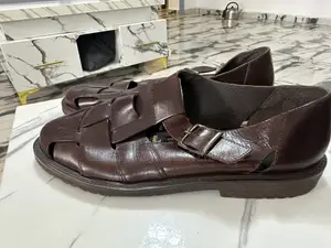 Classic Men’s Chocolate Brown Leather Sandals