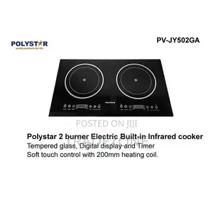 Polystar 2 Burner Electric Built-in Infrared Cooker | PV-JY502GA