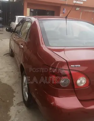 Toyota Corolla 2008 Red