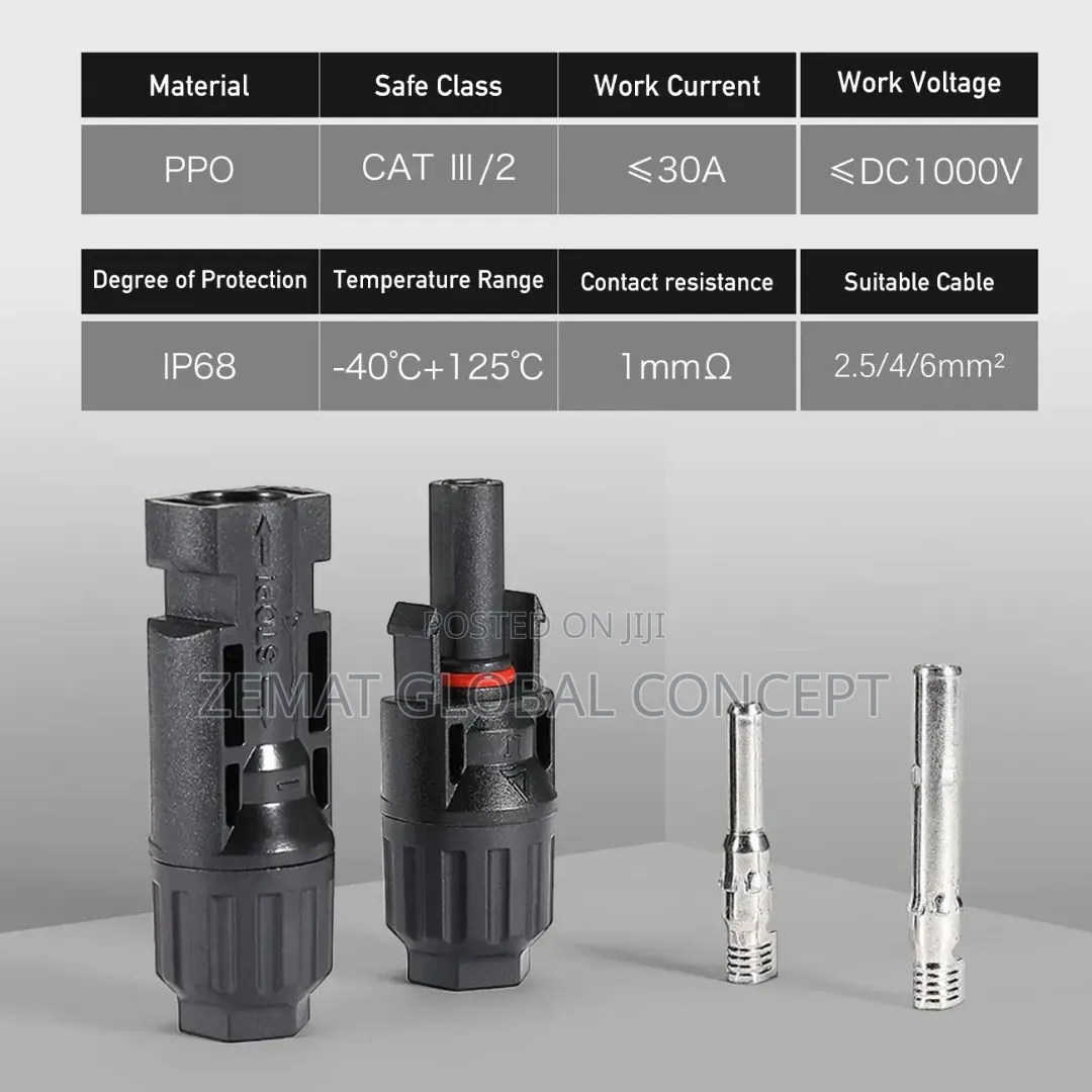 1000V Mc4 Solar Connector