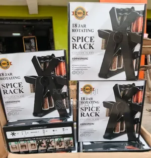18pcs Jar Rotating Spice Rack Wholesale in Osogbo Osun State