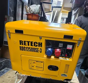 Heavy-Duty 10kva Retech Three Phase Diesel Soundproof Gen 100%copper