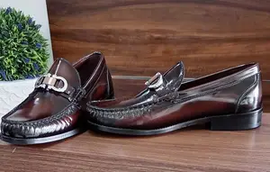 Men's Brown/OxBLOOD Leather Shoes