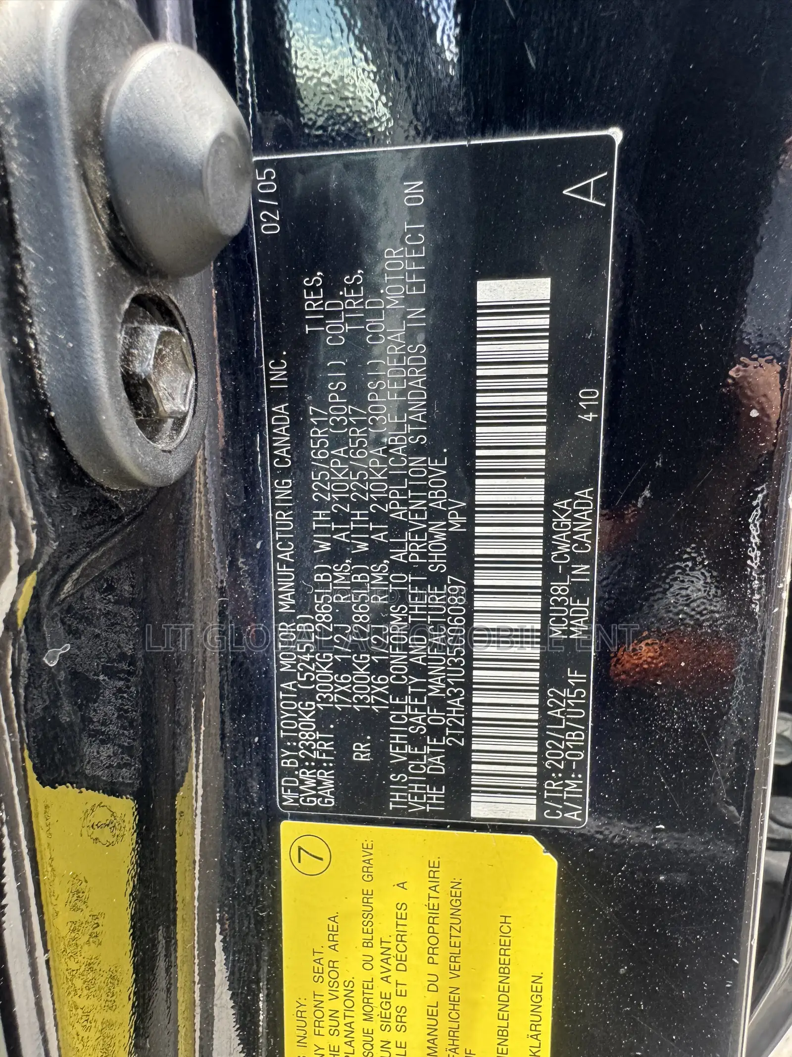 Lexus RX 330 2006 Black