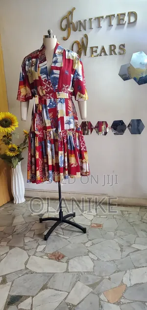 Flowery Kimono Gown