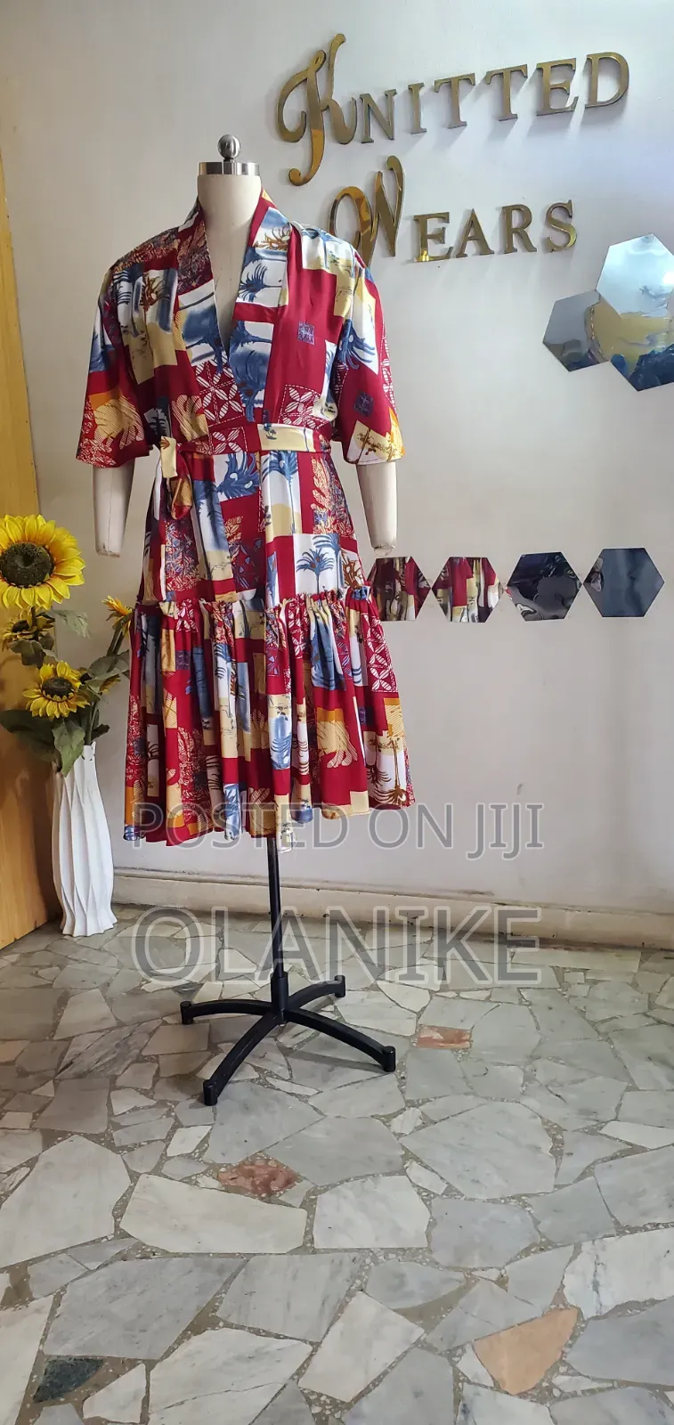 Flowery Kimono Gown