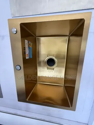 Gold Single Bowl Kitchen Sinks