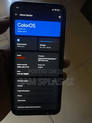 Oppo A77s 128 GB Blue