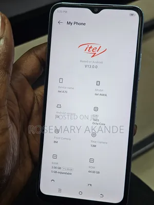 Itel A70 128 GB Blue