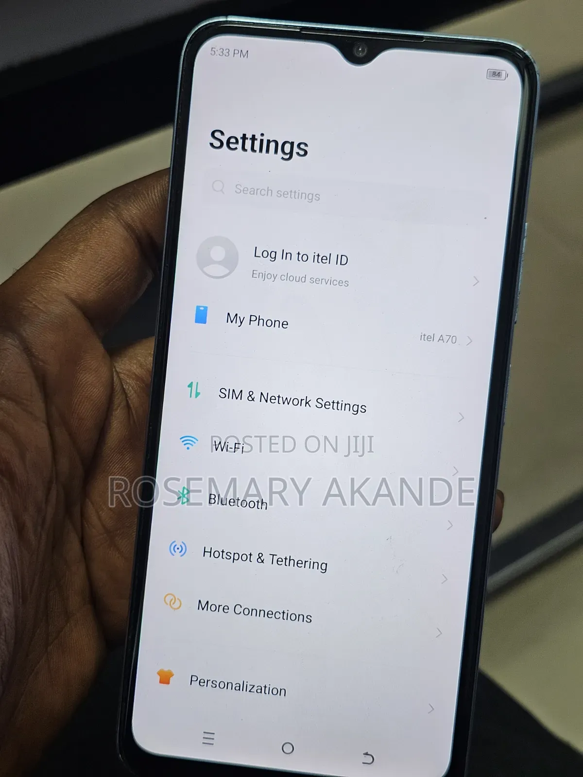 Itel A70 128 GB Blue
