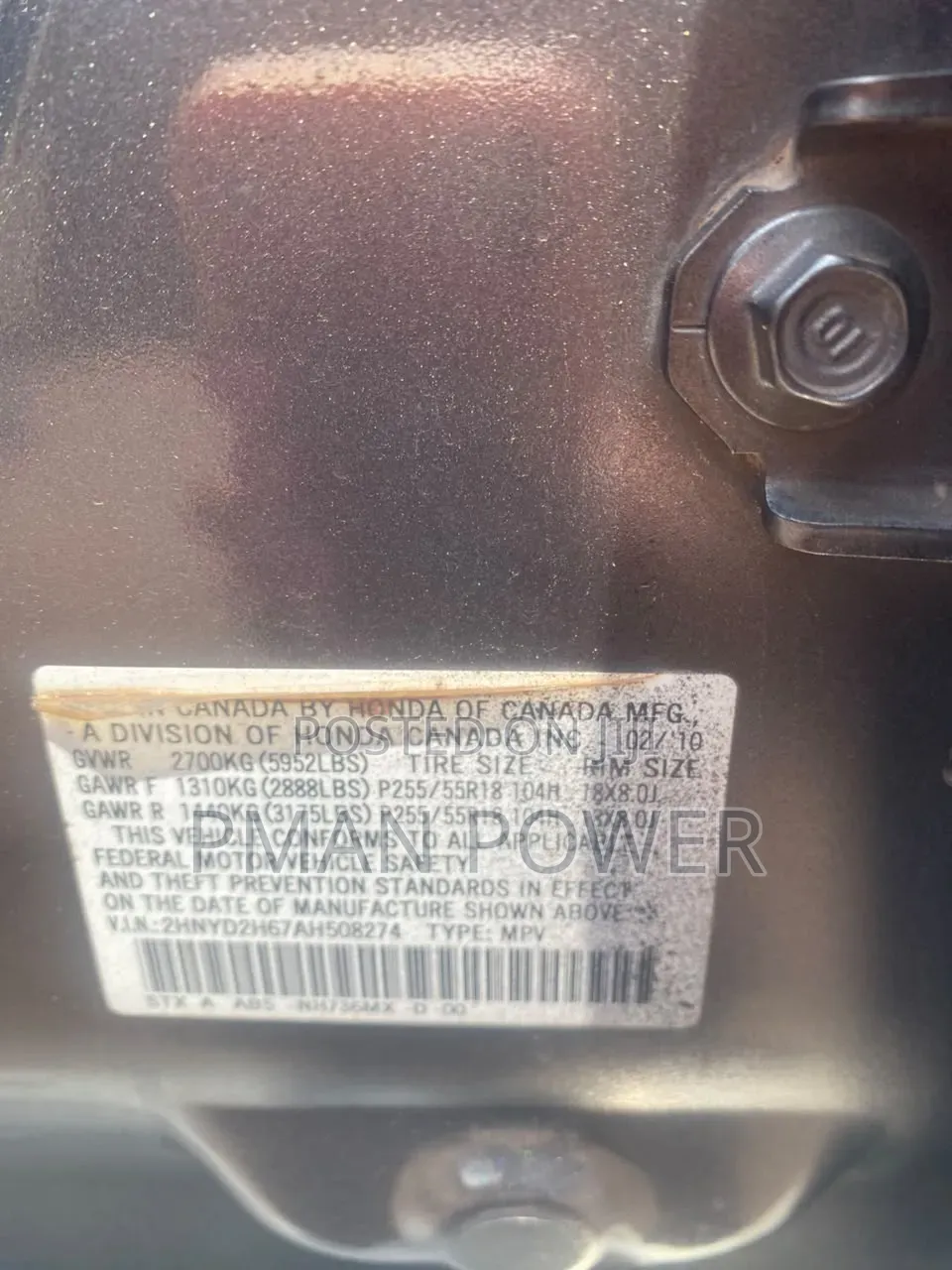 Acura MDX 2010 Gray