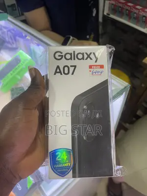 New Samsung Galaxy A07 64 GB Black