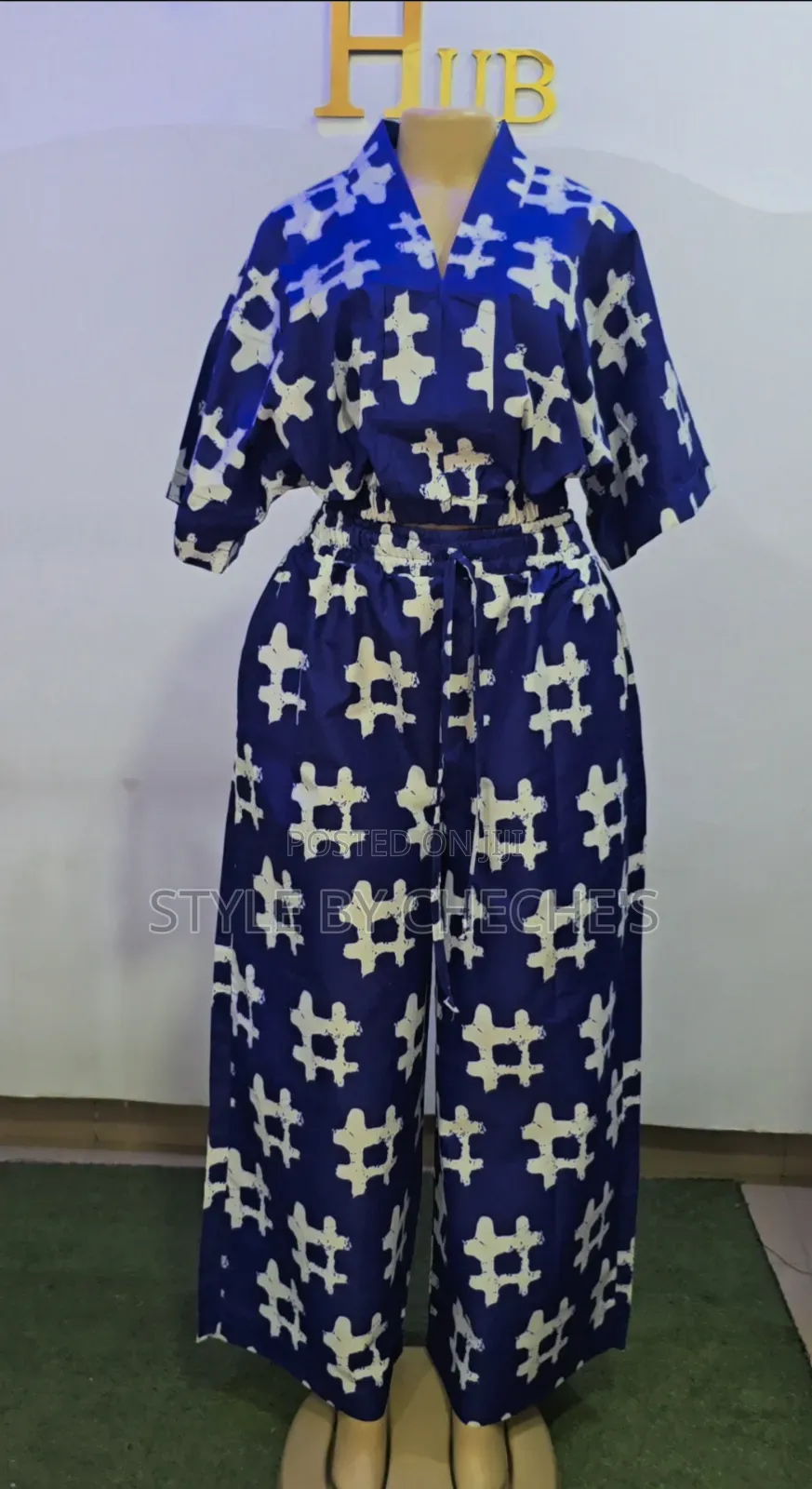2 Piece Ankara Pallazo Set