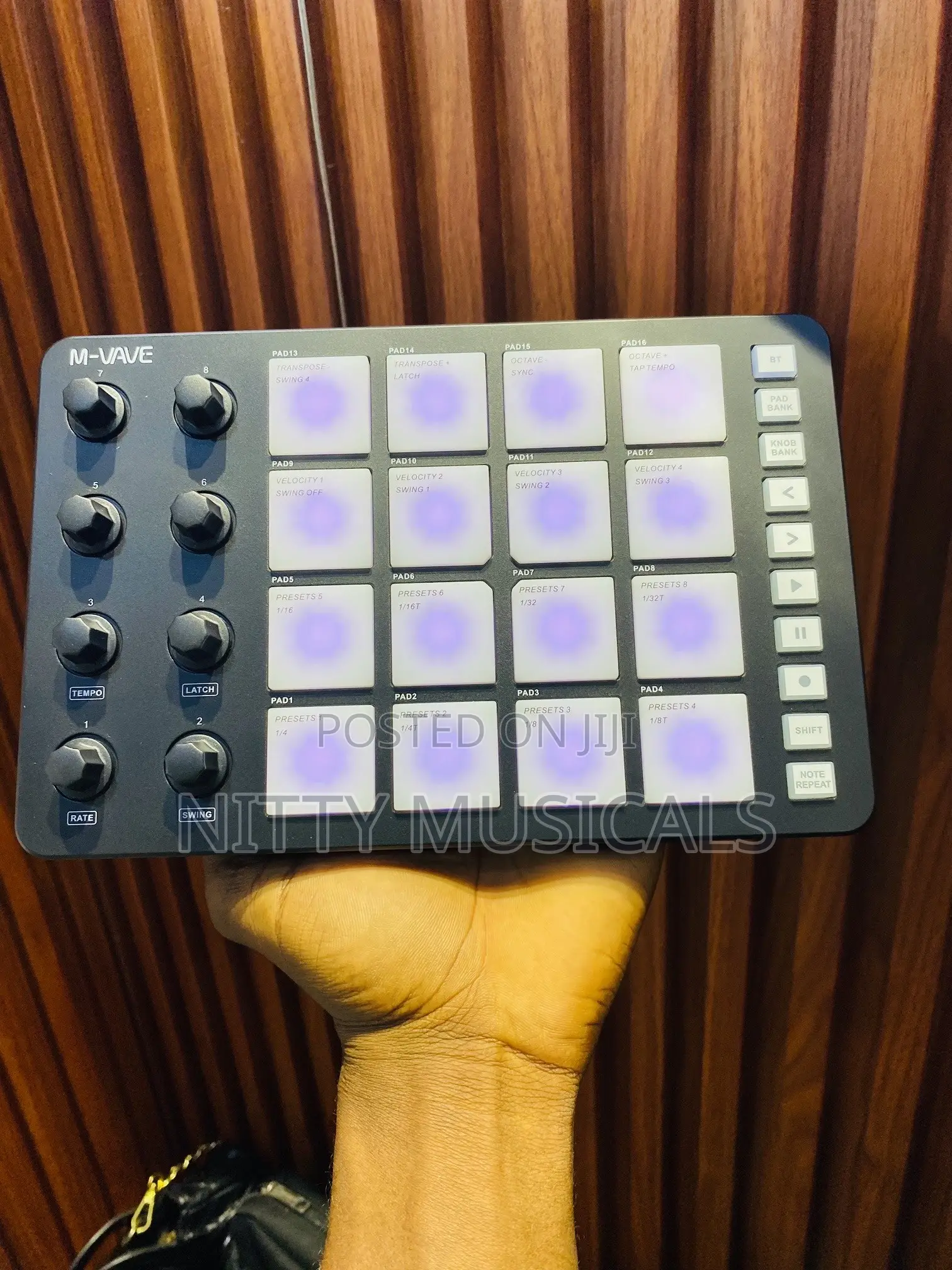 M-Vave Wireless Midi Drum Pad Controller SMC-Pad