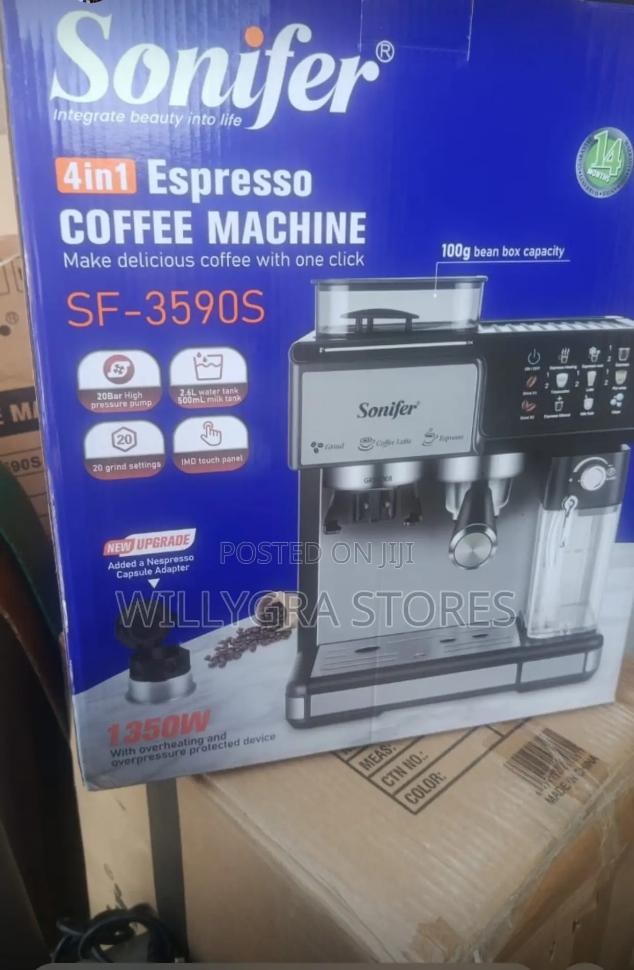 Sonifer 3 in 1 Automated Coffee Machine