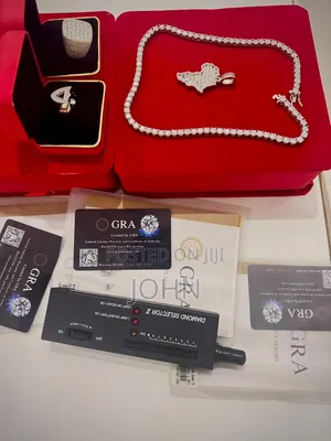 VVS Moissanite Iced Jewelry Set( Solid 925 Sterling Silver Base )