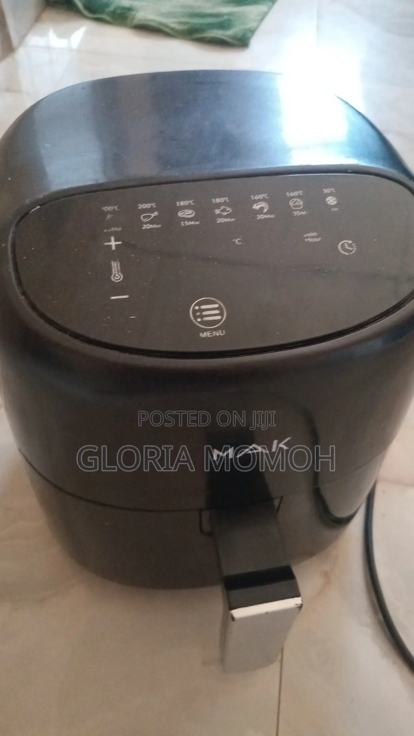 Black Maxi Air Fryer, 8L