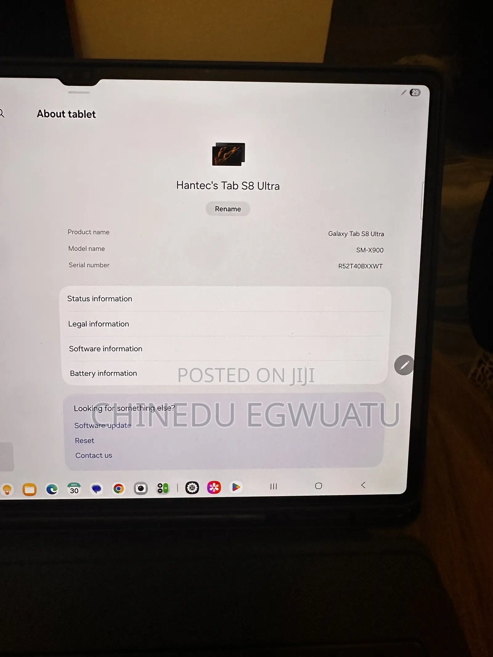Samsung Galaxy Tab S8 Ultra 256 GB Gray