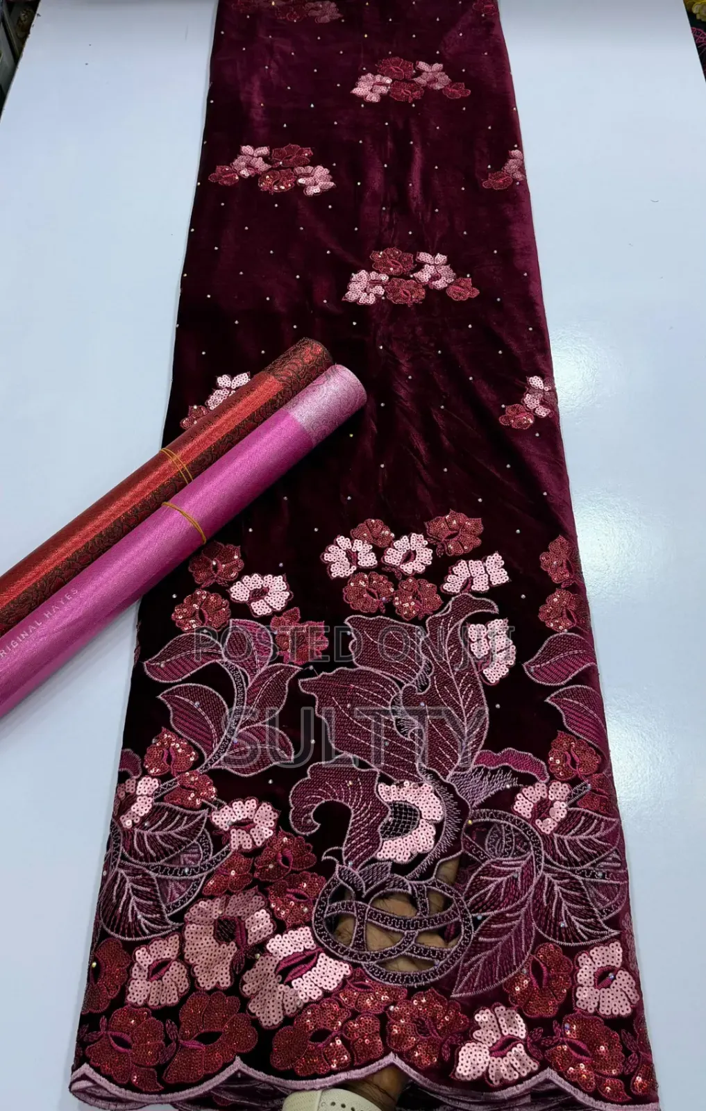 Luxury Velvet Lace Available in Different Colours