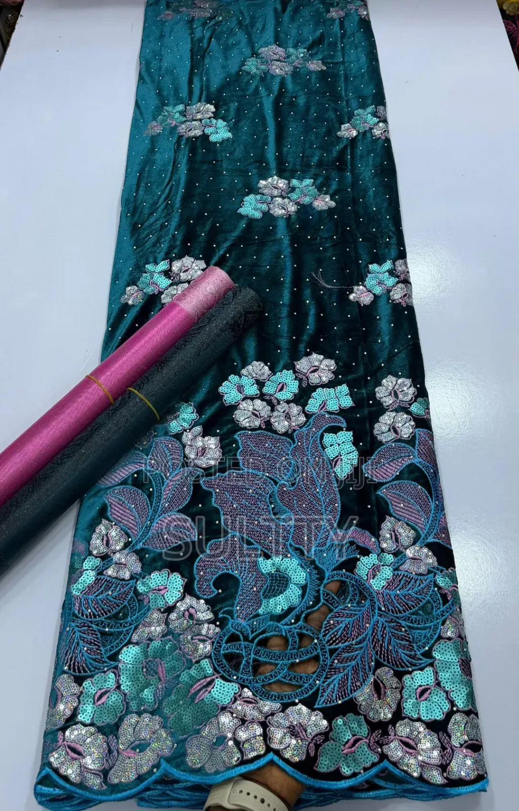Luxury Velvet Lace Available in Different Colours
