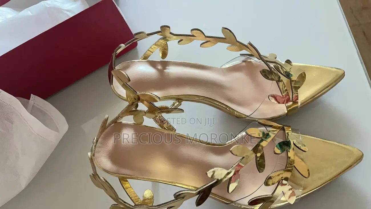 Gold Heel Shoe
