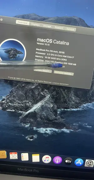 Laptop Apple MacBook Pro 2019 16GB Intel Core i7 SSD 256GB