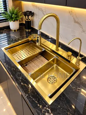 Special Golden Button Sink