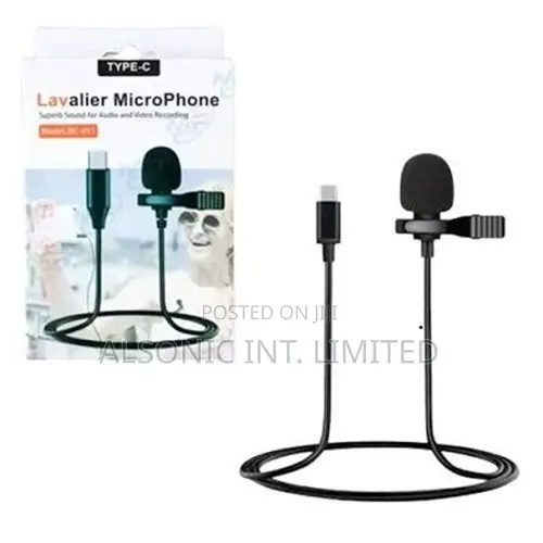 USB Type C/Lightening Lavalier Lapel Microphone JBC-051