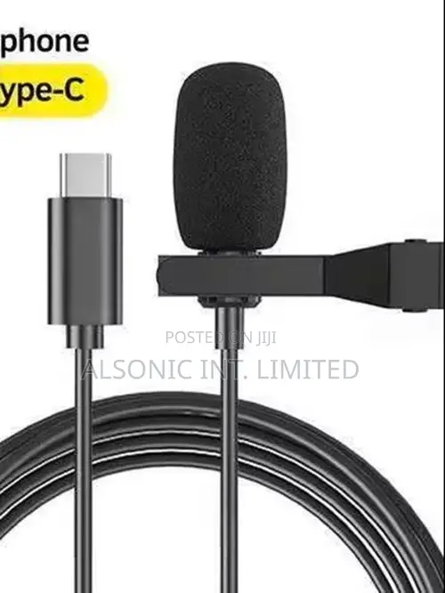 USB Type C/Lightening Lavalier Lapel Microphone JBC-051
