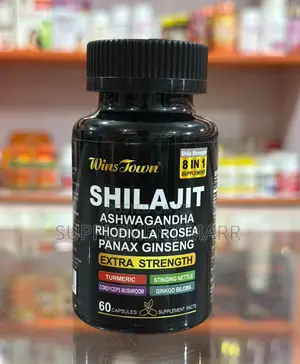 Shilajit - Ashwangandha - Rhodiola Rosea - Panax Ginseng Capsules