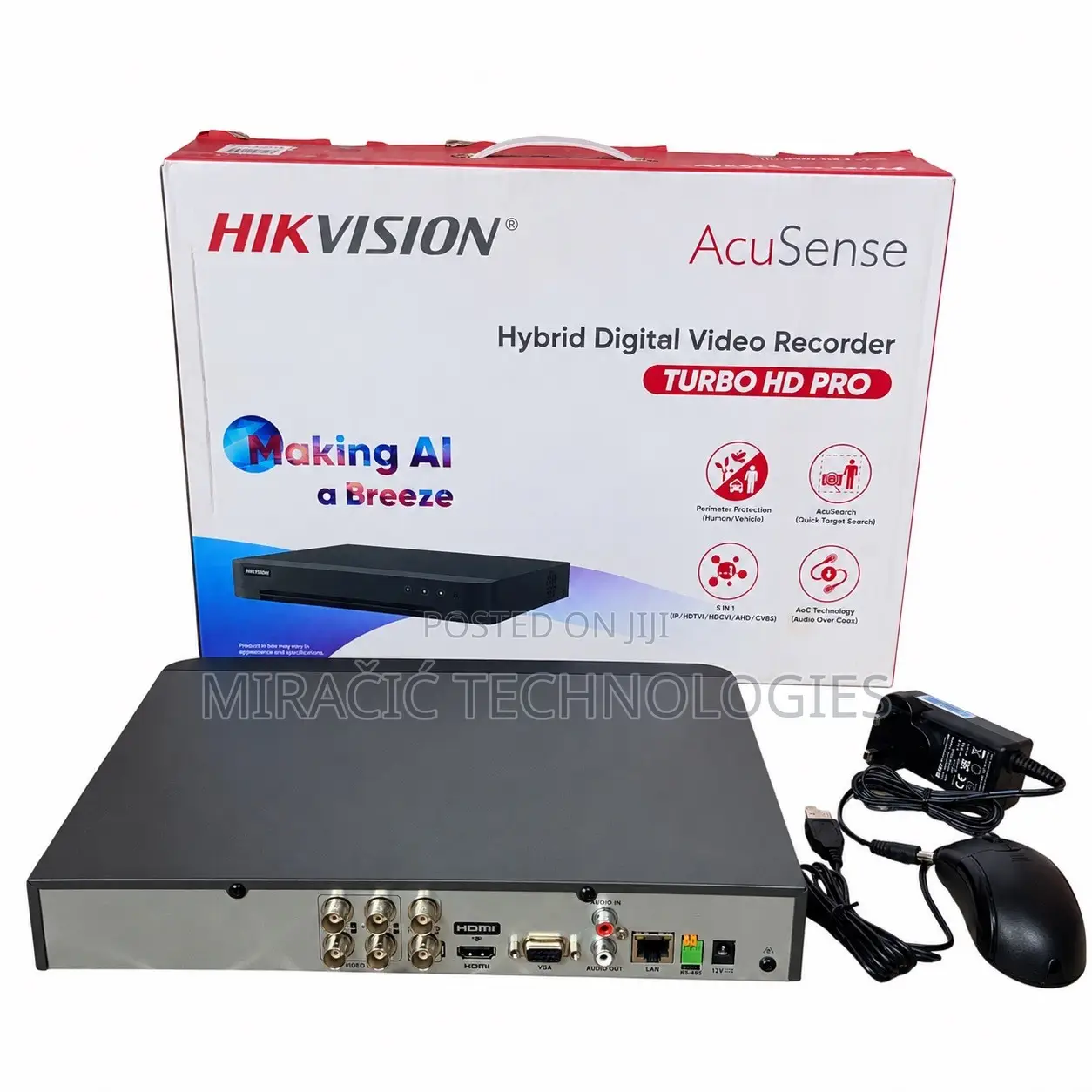 Hikvision 4ch Two Way Audio AI DVR 3k