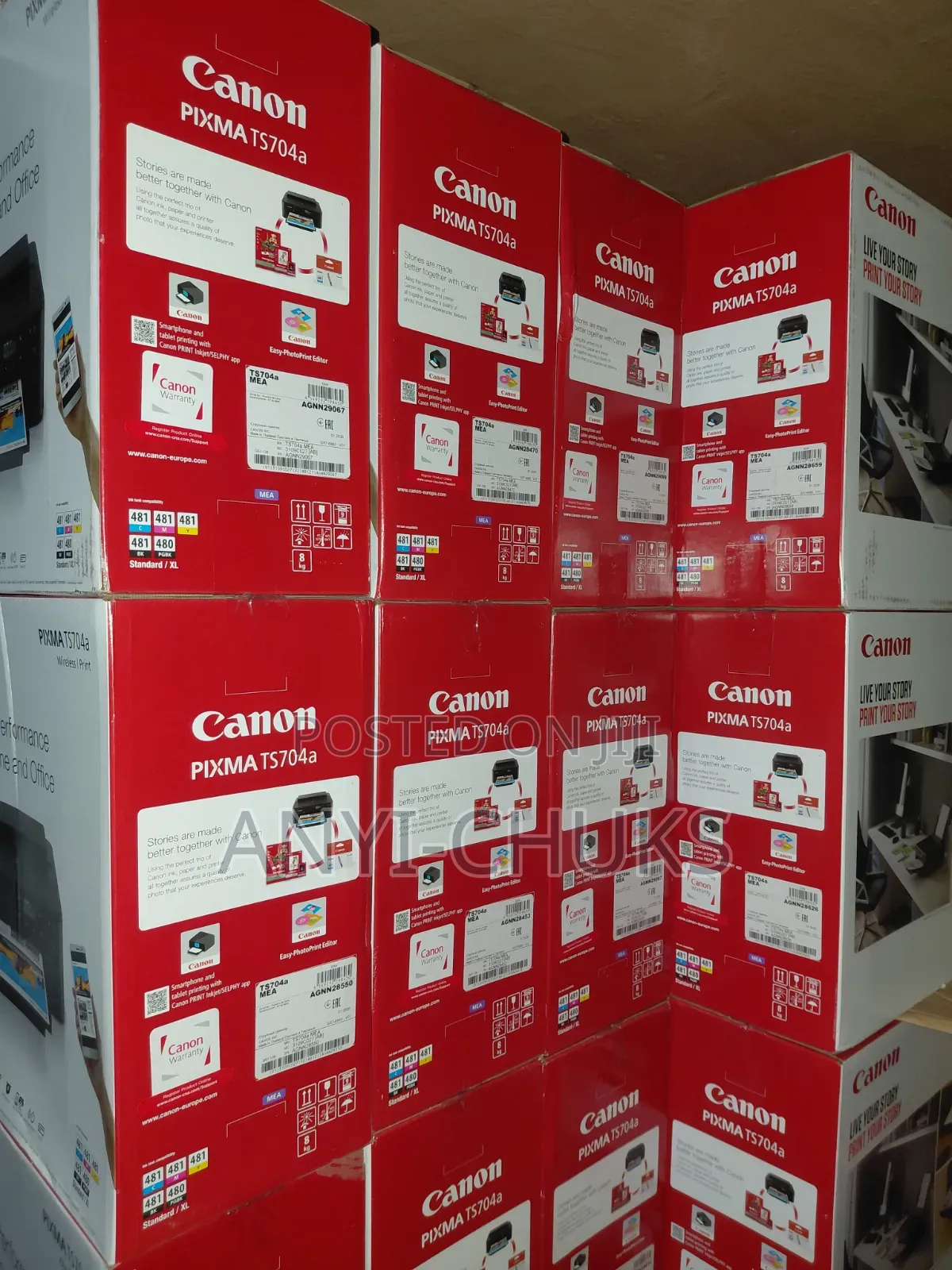Canon Pixma Ts704a Printer