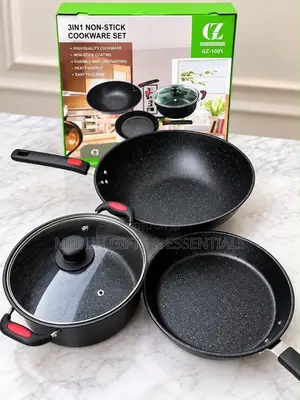 3 in 1 Nonstick Cookware Set