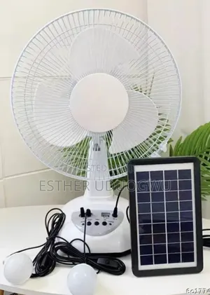 12 Inch Rechargeable Solar Fan