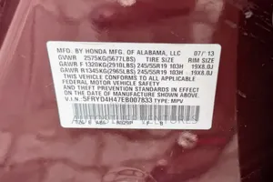 Acura MDX 2014 Red