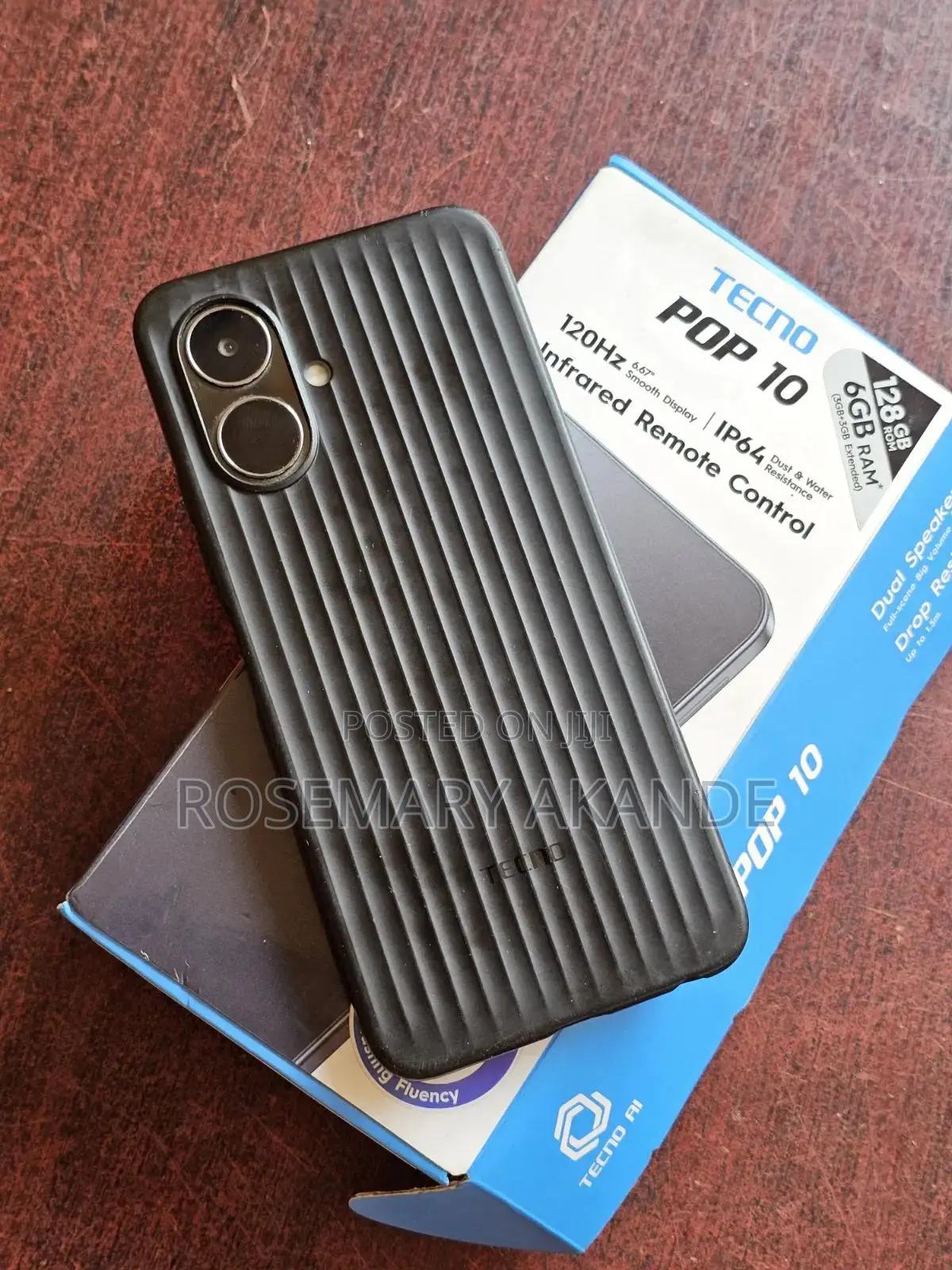 Tecno Pop 10 128 GB Black