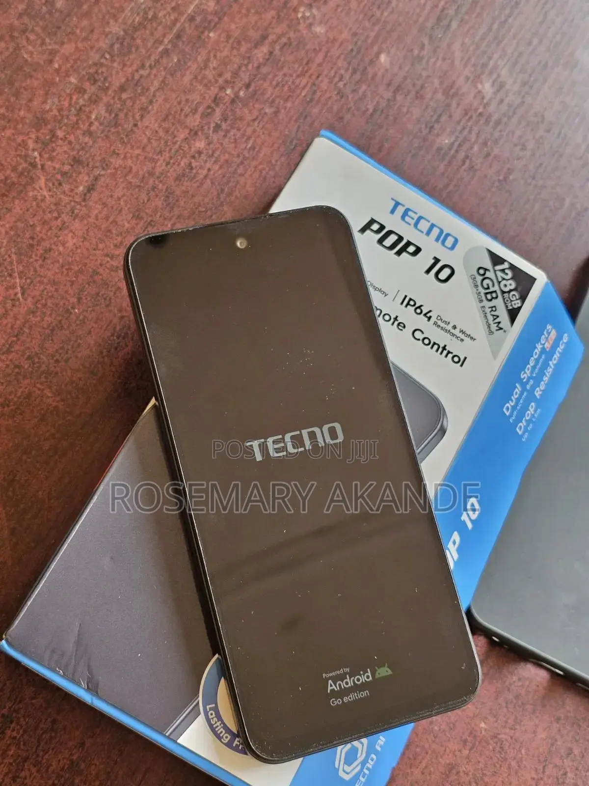 Tecno Pop 10 128 GB Black
