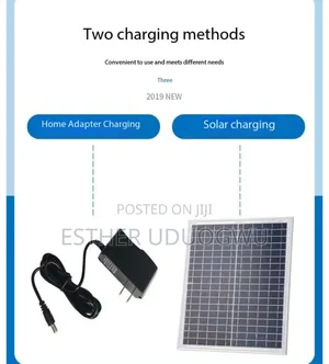 12 Inch Rechargeable Solar Fan