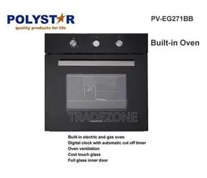 Polystar Electric and Gas Built- In Oven - Pv-Eg271bb