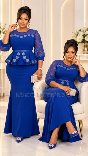 Blue Skirt and Blouse Available