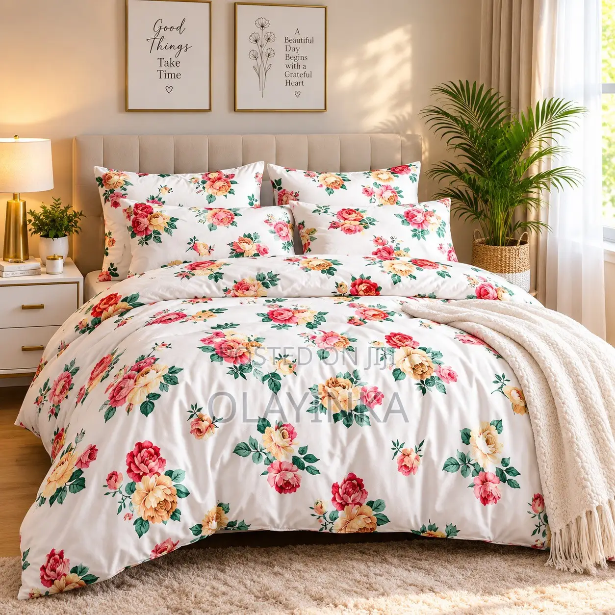 4x6” Bedsheet With 2Pillowcase
