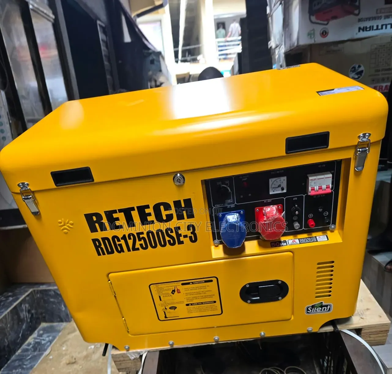 Complete 10kva Retech Three Phase Diesel Soundproof Generator