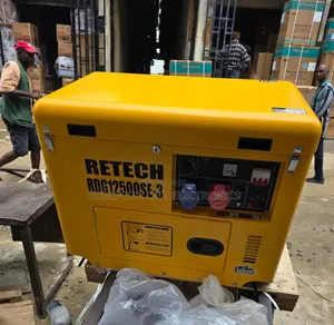 Complete 10kva Retech Three Phase Diesel Soundproof Generator