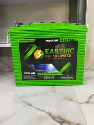 Earthic Energy 220Ah Tubular Battery | 12V Solar/Inverter Battery