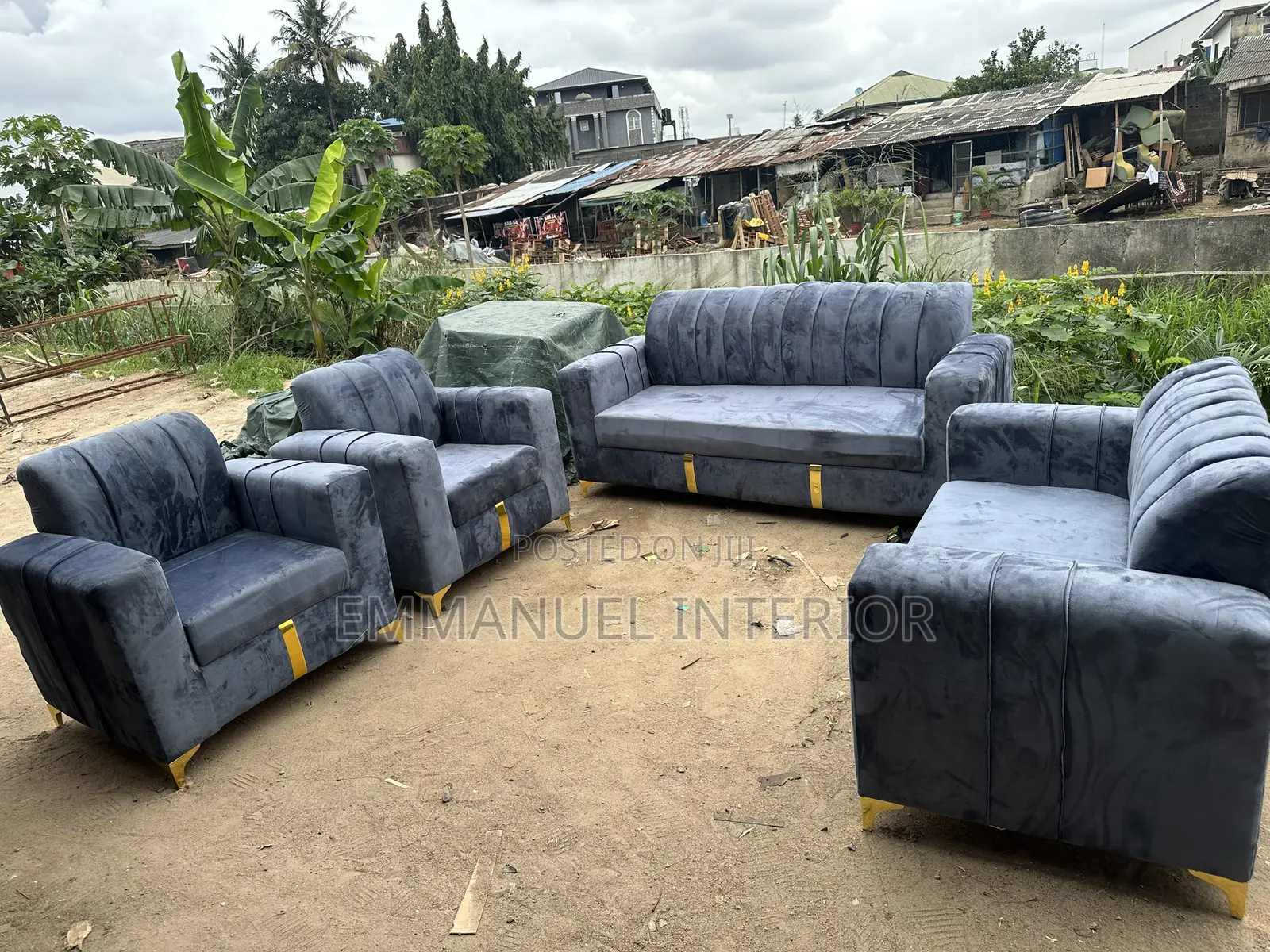 A Combination of Ash and Brown Sofa