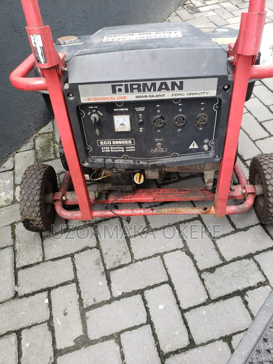 Fireman 8990ES 7.5kva Generator