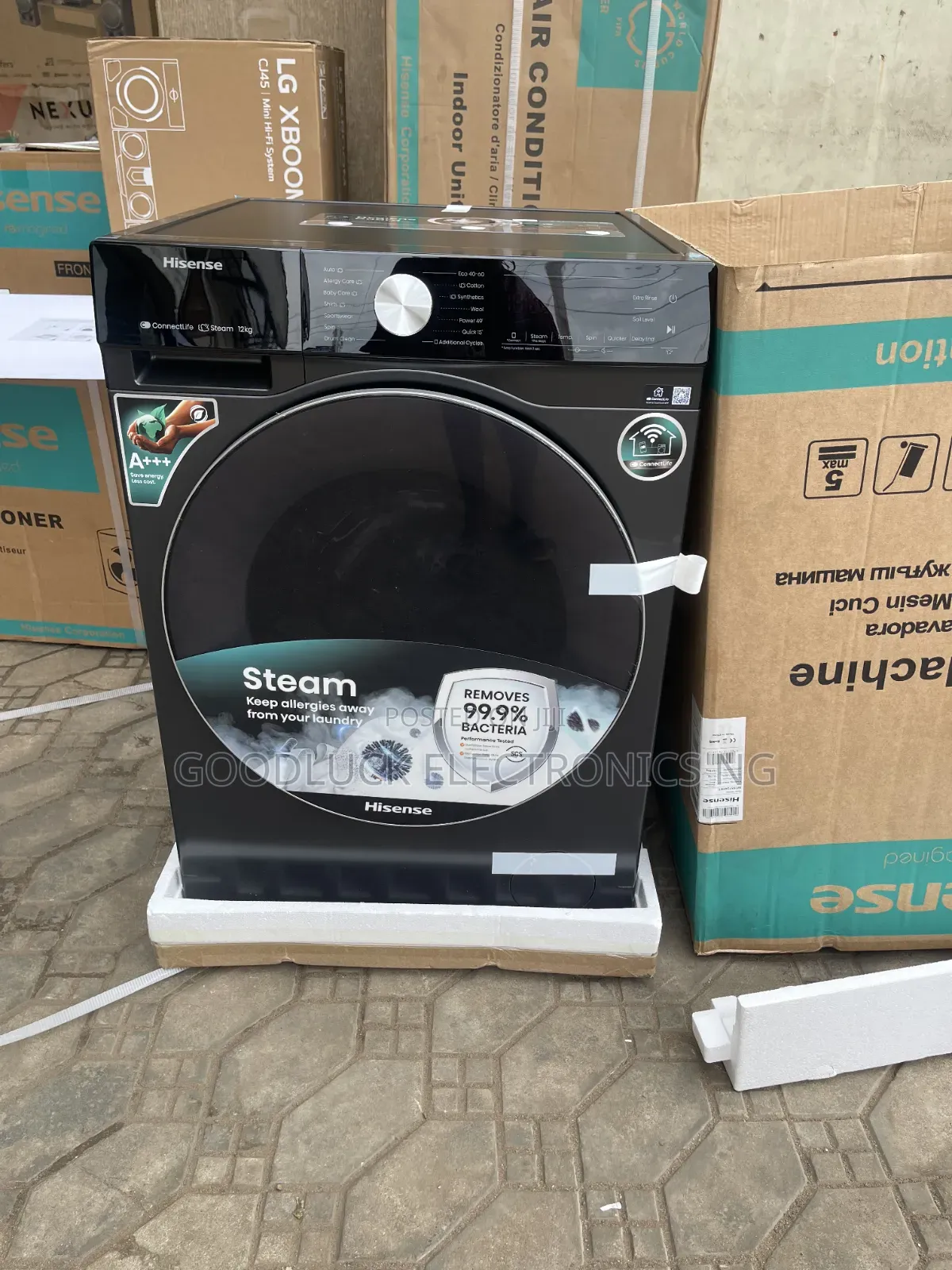 Hisense Steam Washing Machine 12kg