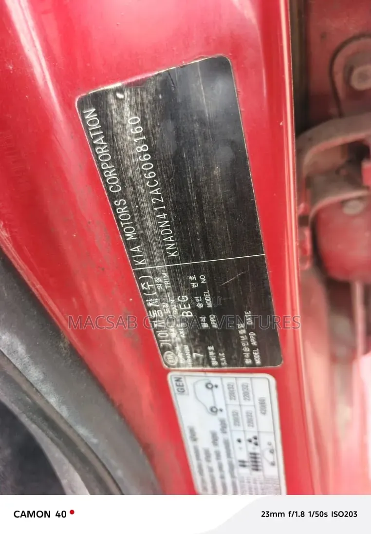 Kia Rio 2012 Red