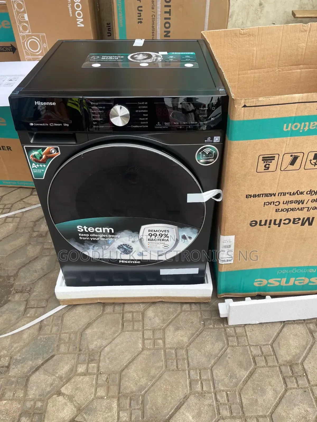 Hisense Steam Washing Machine 12kg